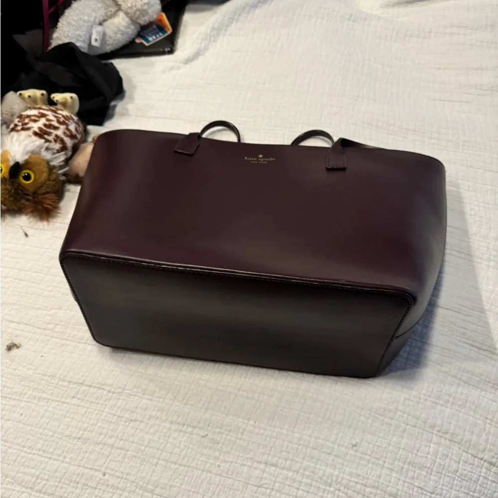 Kate Spade New York Burgundy Large bag with matching wallet purse - Picture 2 of 2